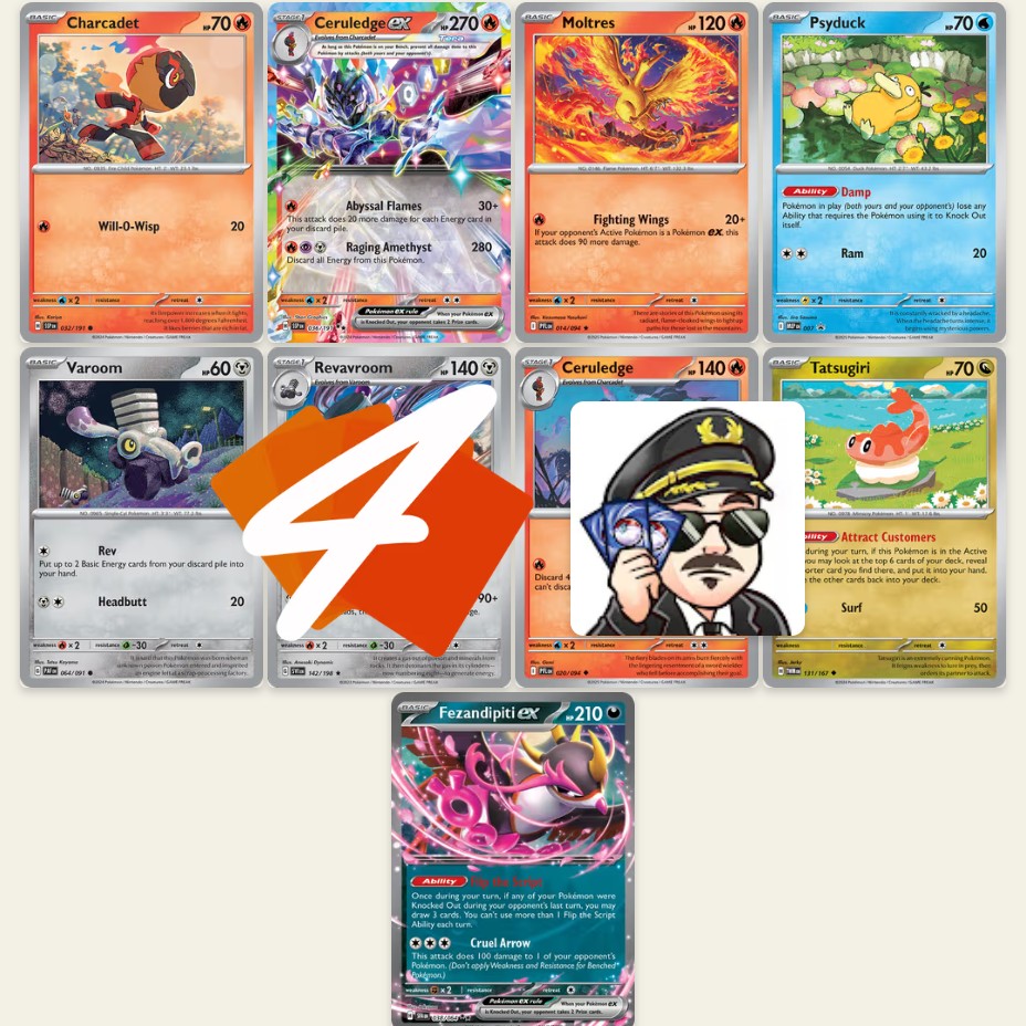 This new Ceruledge bodies Metal and Grass decks!